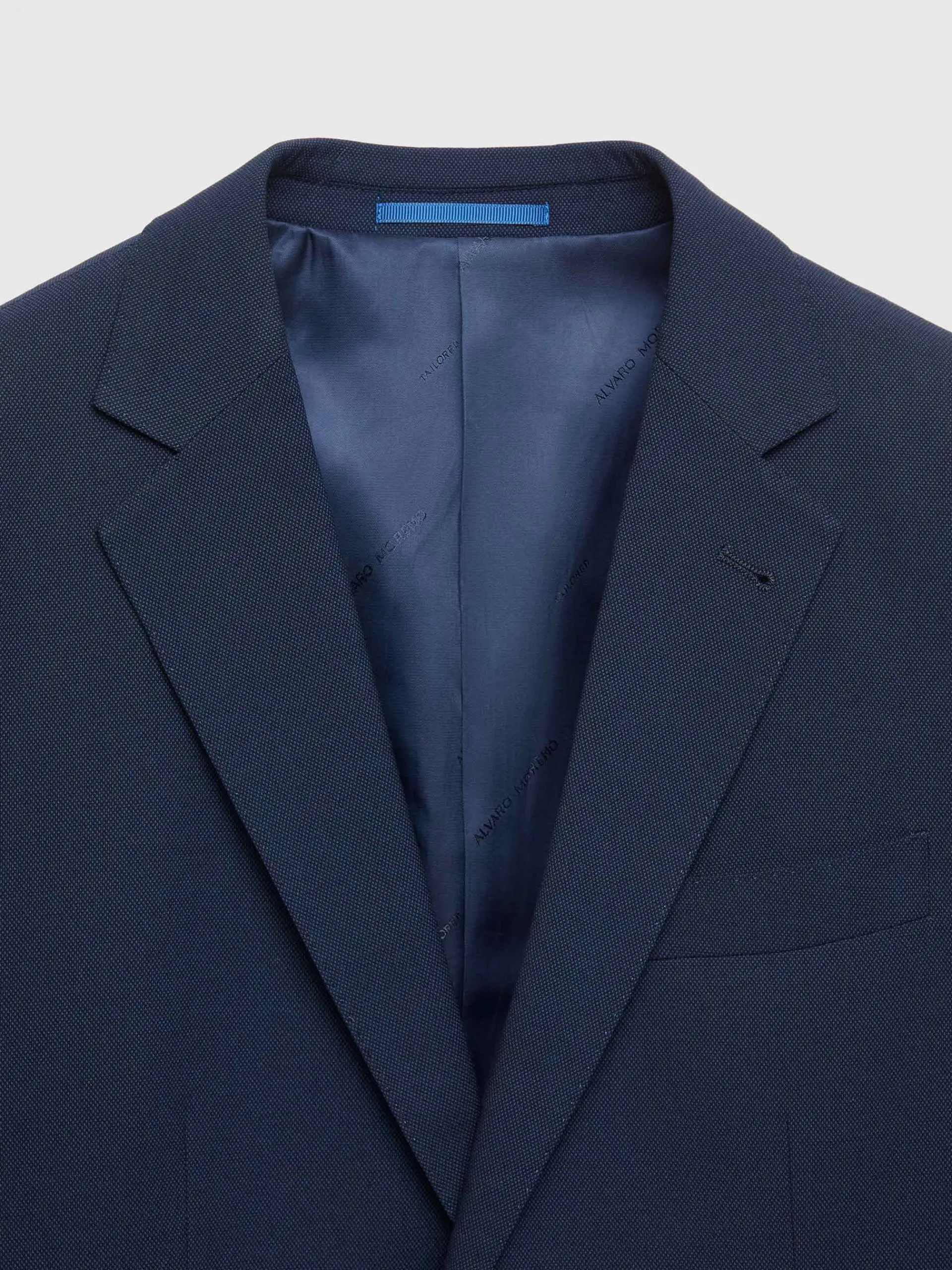 Trajes|Trajes-Alvaro Moreno AMERICANA MICRO BIRD Azul Marino