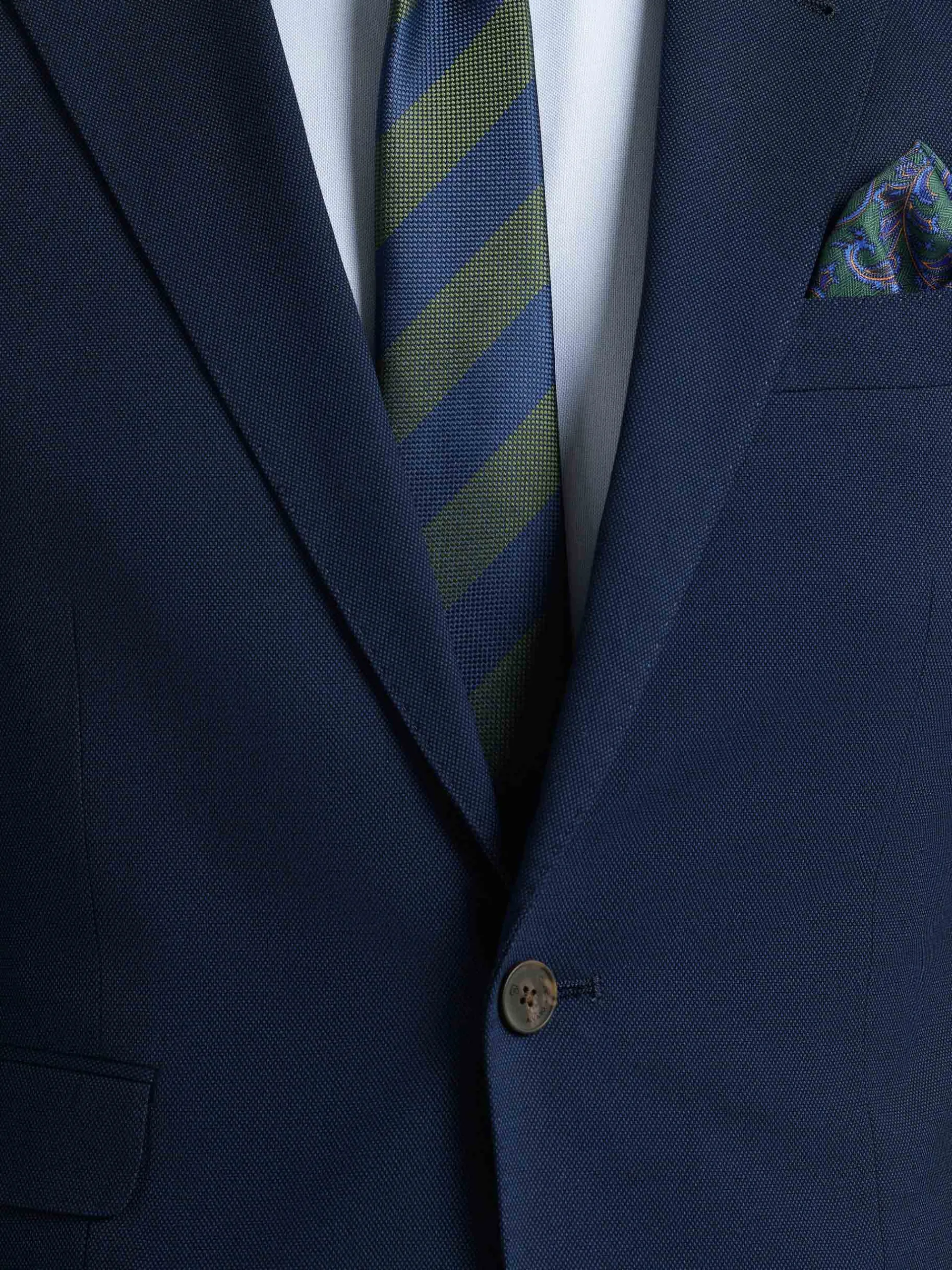 Trajes|Trajes-Alvaro Moreno AMERICANA MICRO BIRD Azul Marino