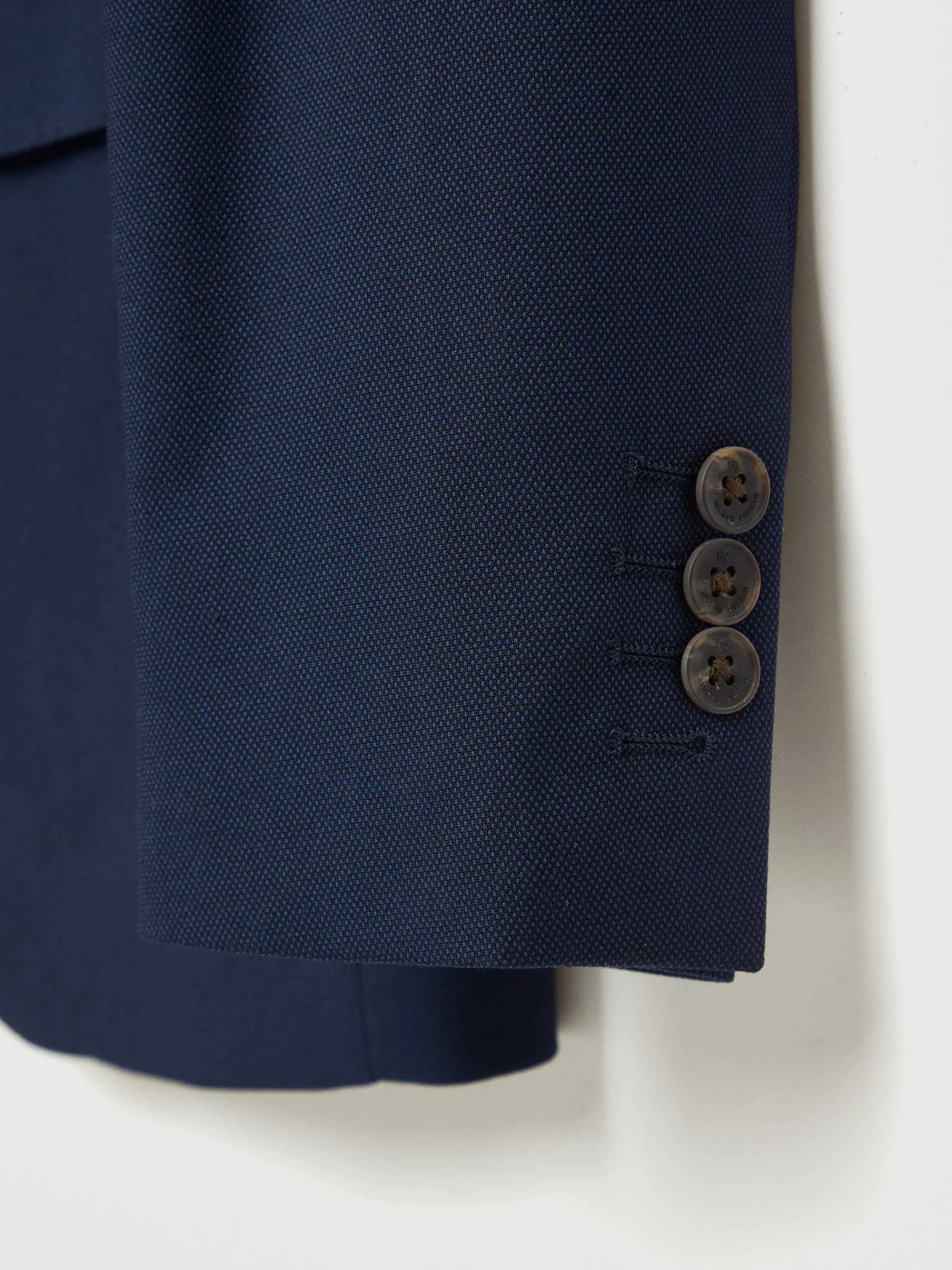 Trajes|Trajes-Alvaro Moreno AMERICANA MICRO BIRD Azul Marino