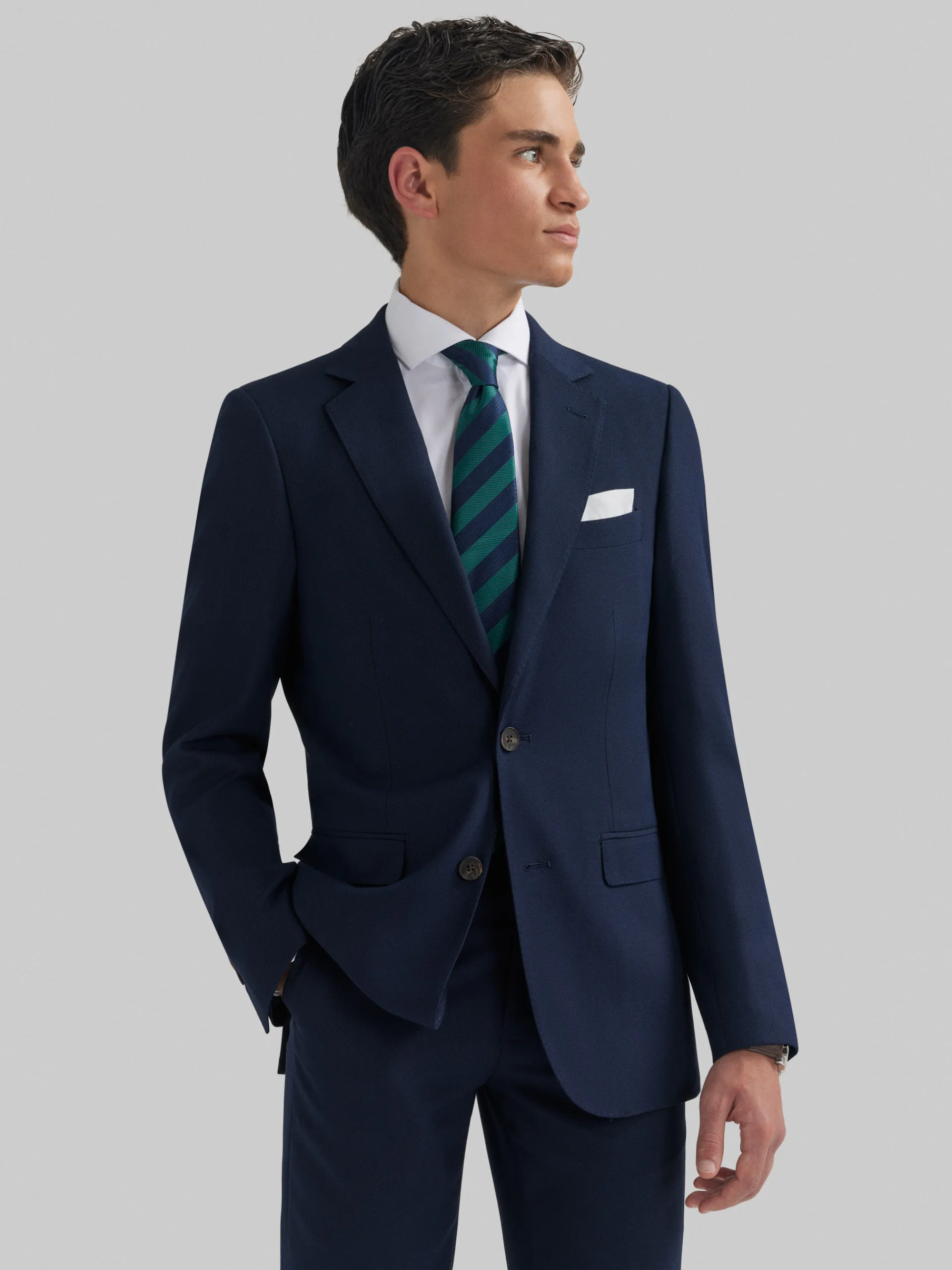 Trajes|Trajes - Vestir-Alvaro Moreno AMERICANA MICRO CADETE Azul Marino