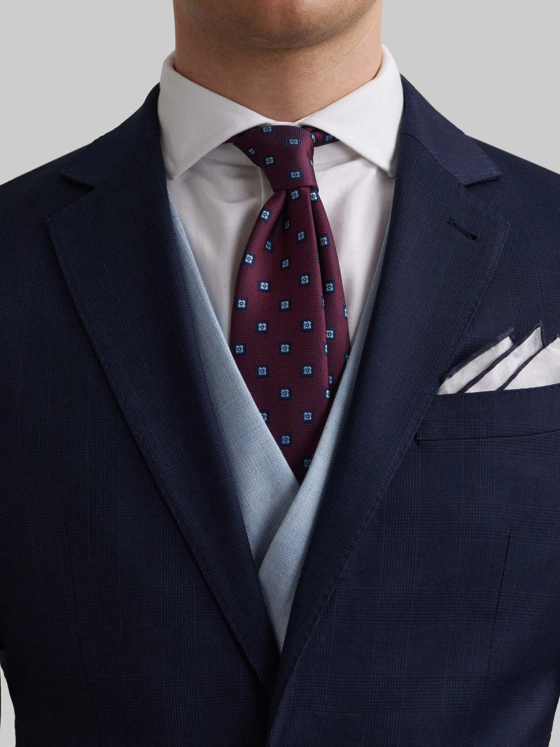 Trajes|Trajes-Alvaro Moreno AMERICANA MILANO GALES Azul Marino