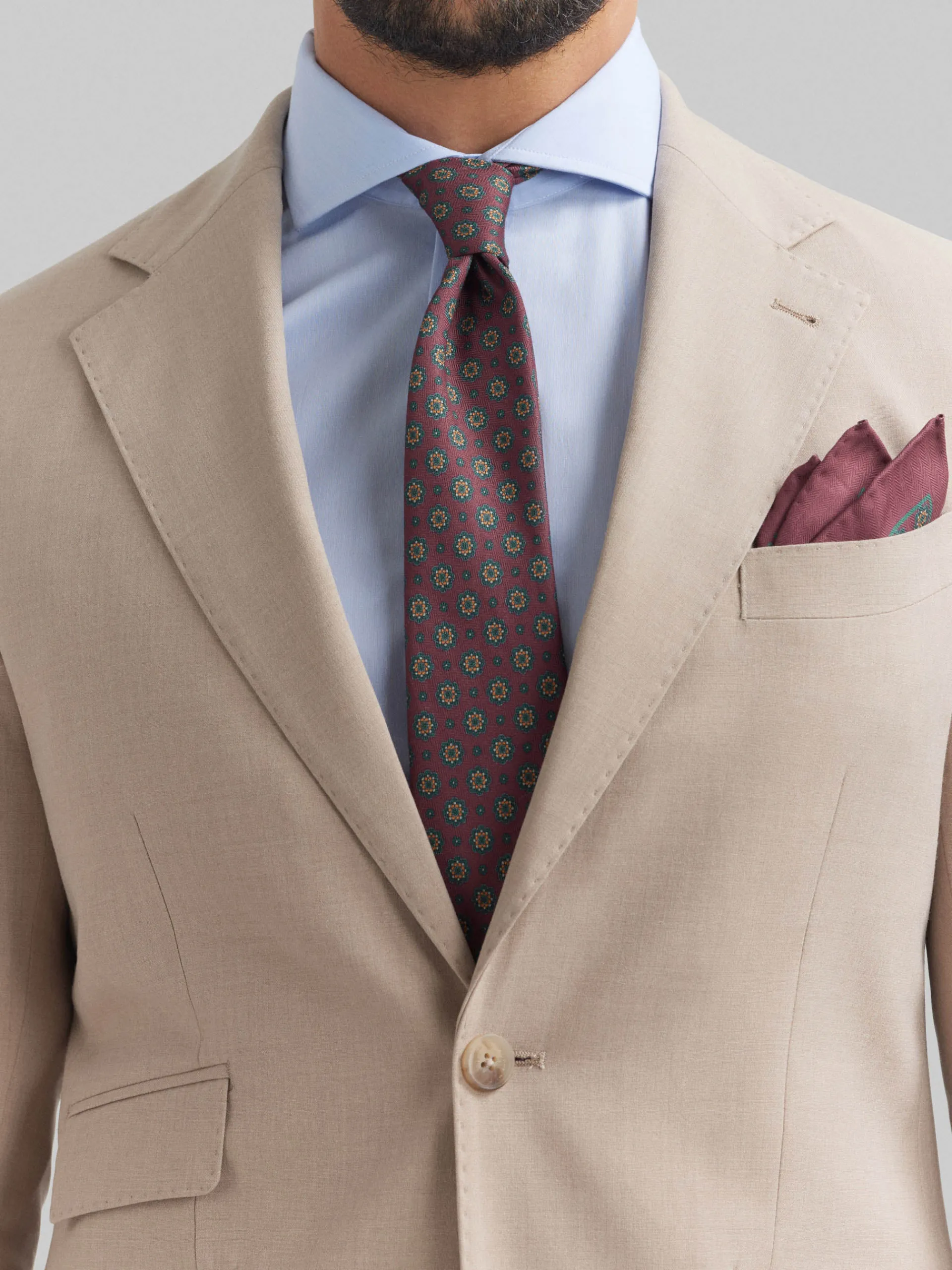 Trajes|Trajes-Alvaro Moreno AMERICANA NAPOLI Beige