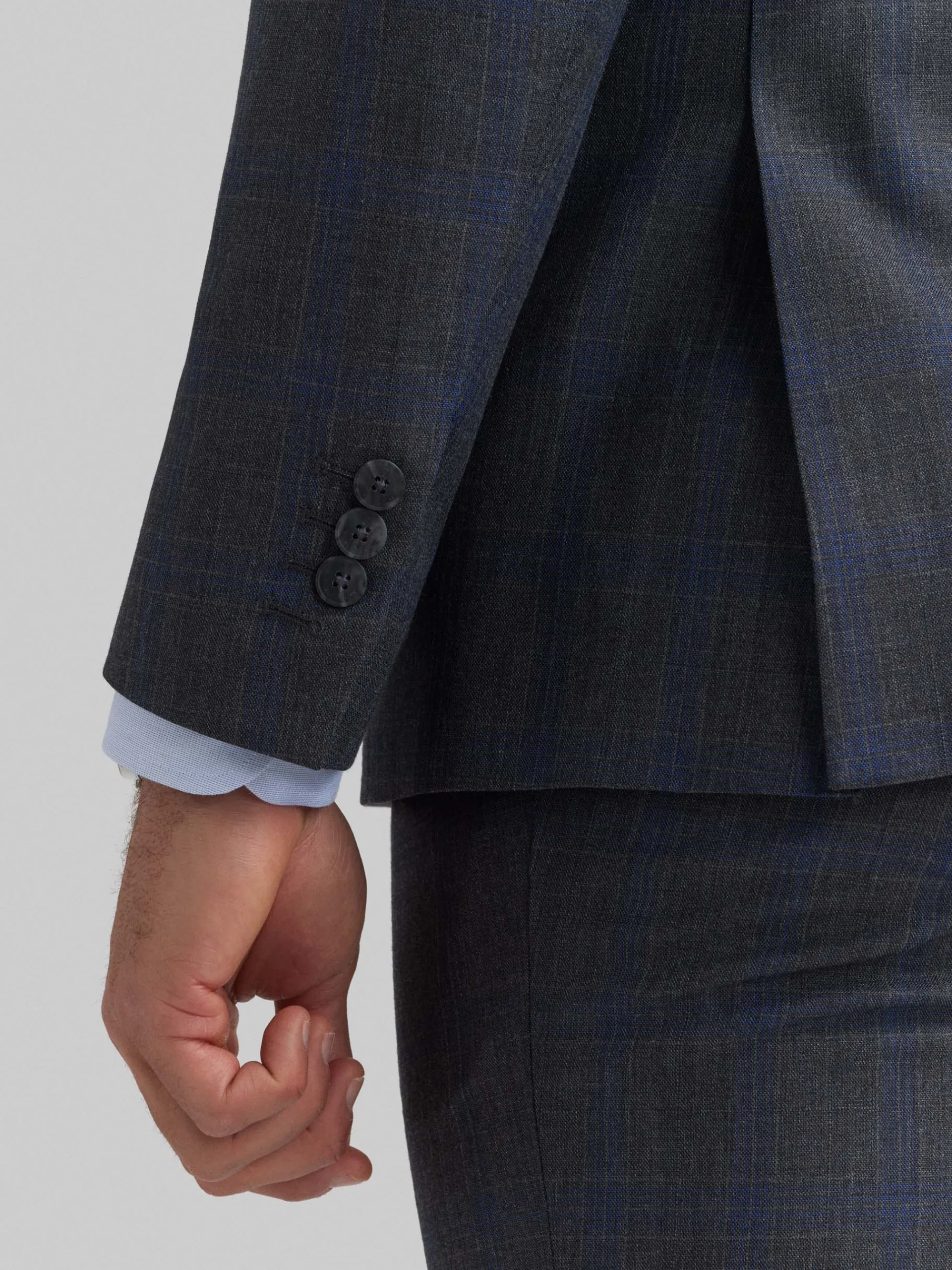 Trajes|Trajes-Alvaro Moreno AMERICANA NAPOLI GALES Gris