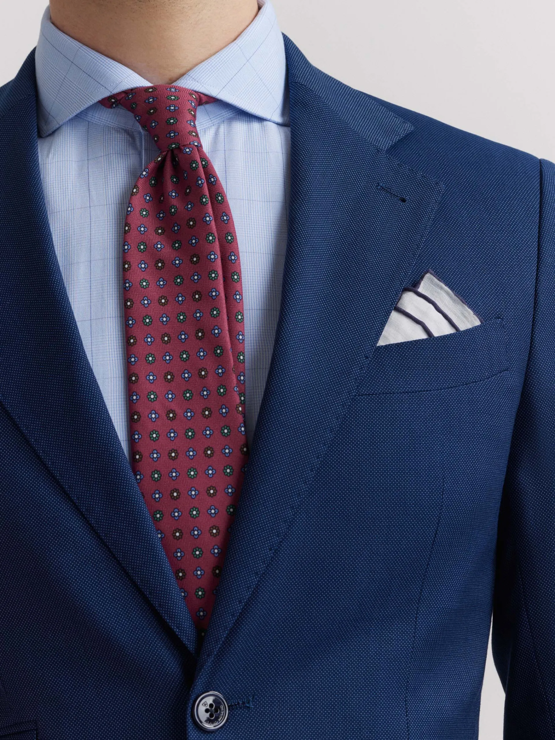 Trajes|Trajes-Alvaro Moreno AMERICANA NAPOLI MICROBIRD Azul