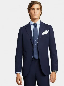 Trajes|Trajes-Alvaro Moreno AMERICANA PLAIN SLIM Azul Marino