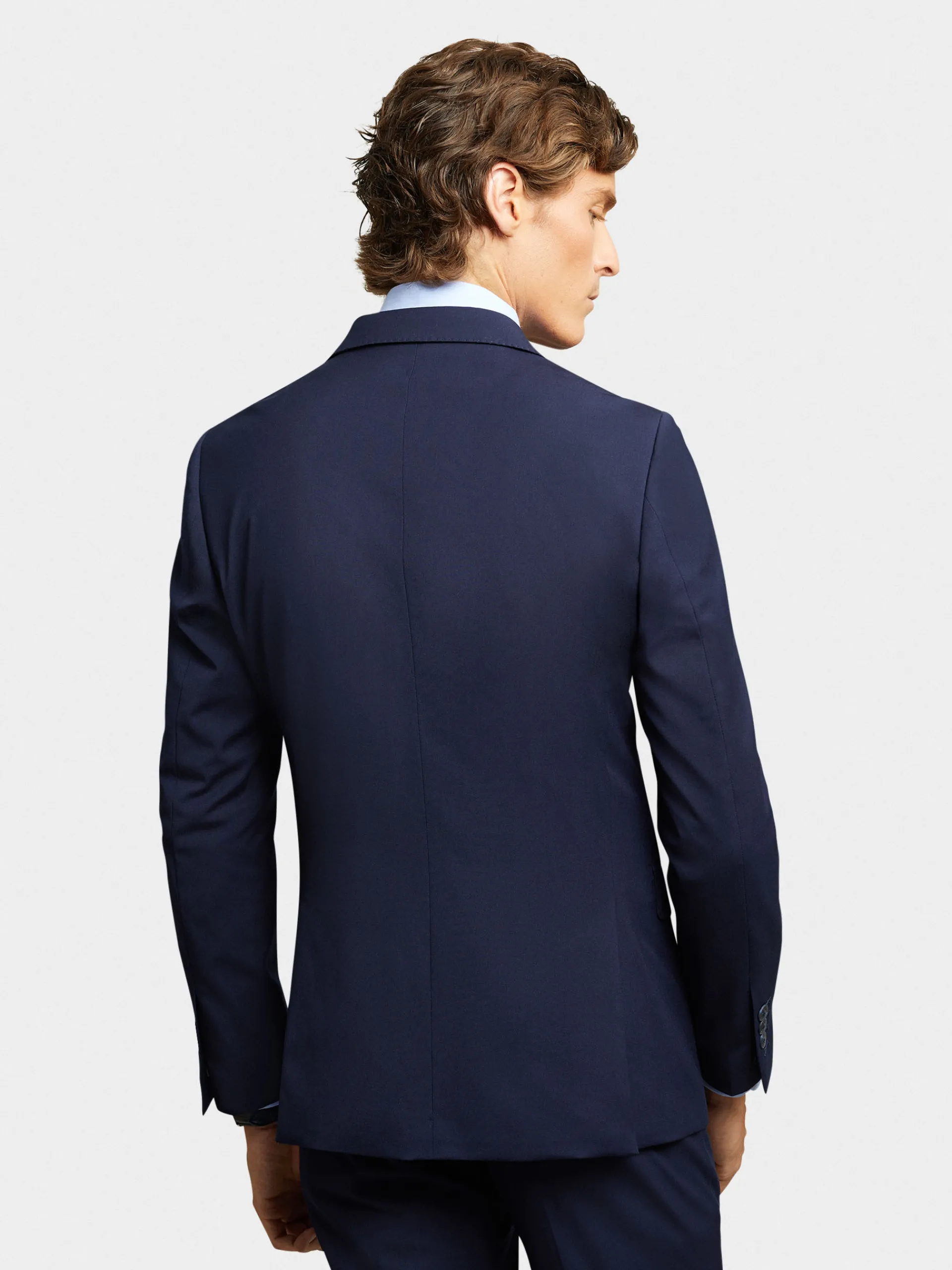 Trajes|Trajes-Alvaro Moreno AMERICANA PLAIN SLIM Azul Marino
