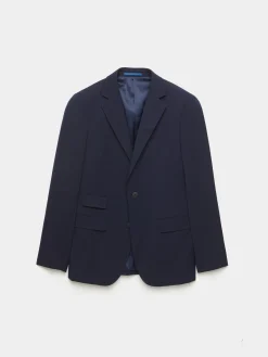 Trajes|Trajes-Alvaro Moreno AMERICANA PLAIN SLIM Azul Marino