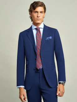 Trajes|Trajes-Alvaro Moreno AMERICANA PLAIN SLIM Azul