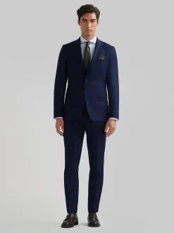 Trajes|Trajes-Alvaro Moreno AMERICANA PLAIN SLIM Azul Marino