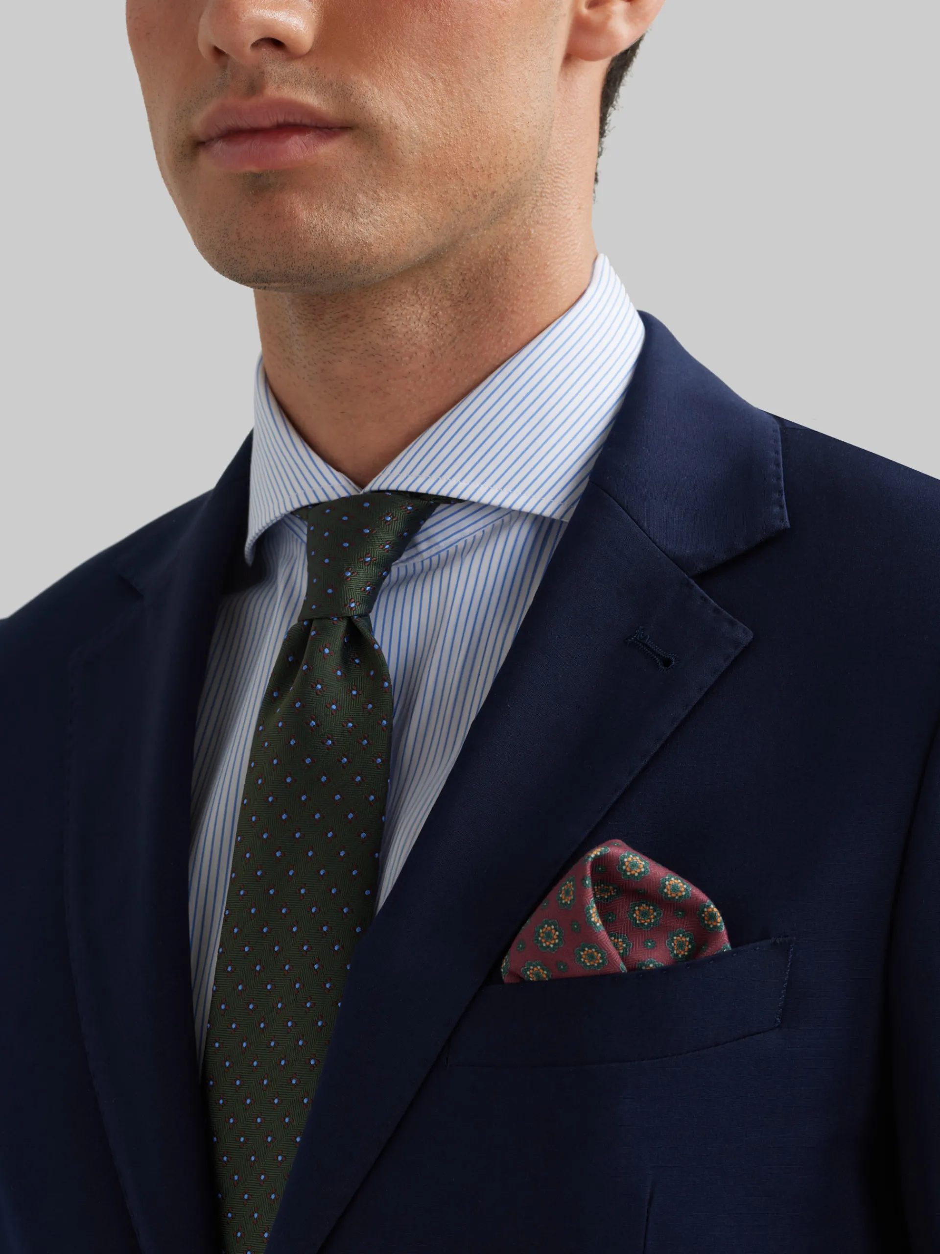 Trajes|Trajes-Alvaro Moreno AMERICANA PLAIN SLIM Azul Marino