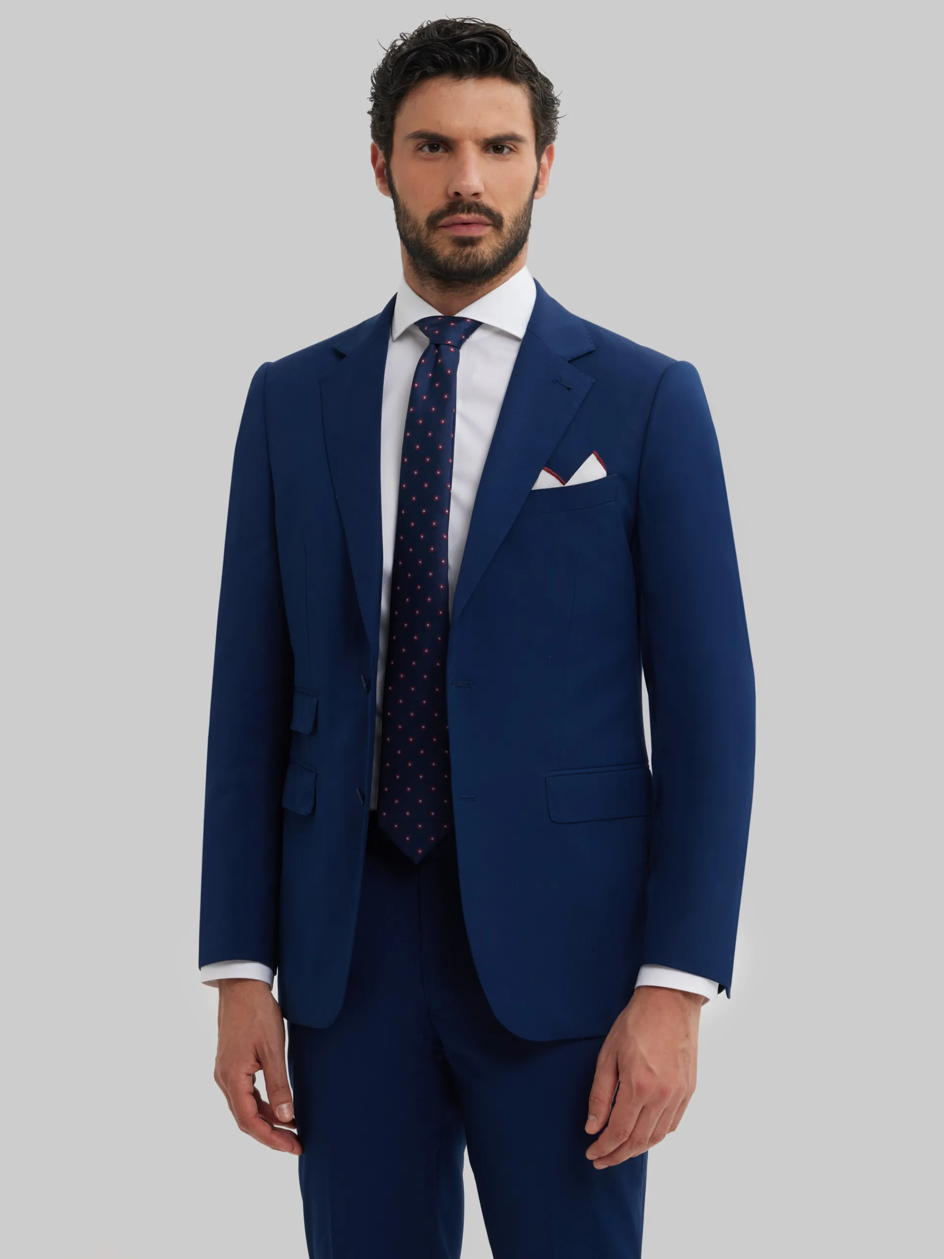 Trajes|Trajes-Alvaro Moreno AMERICANA PLAIN SLIM Azul