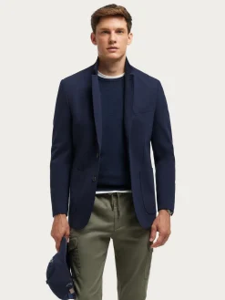 Americanas-Alvaro Moreno AMERICANA PUNTO Azul Marino