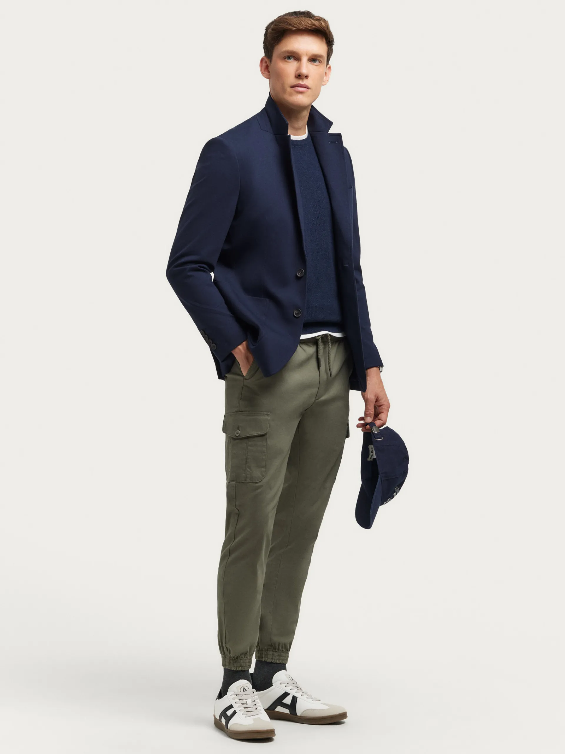 Americanas-Alvaro Moreno AMERICANA PUNTO Azul Marino