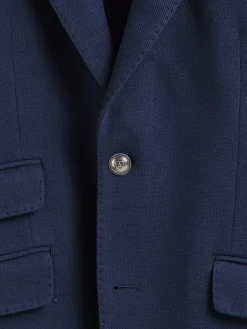 Americanas-Alvaro Moreno AMERICANA PUNTO ESTRUCTURA Azul Marino