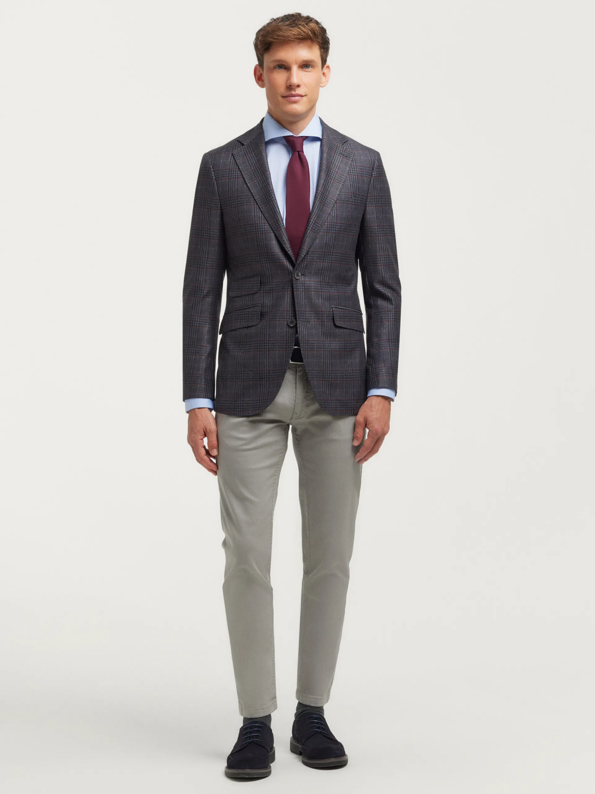 Americanas-Alvaro Moreno AMERICANA PUNTO GALES Azul Marino