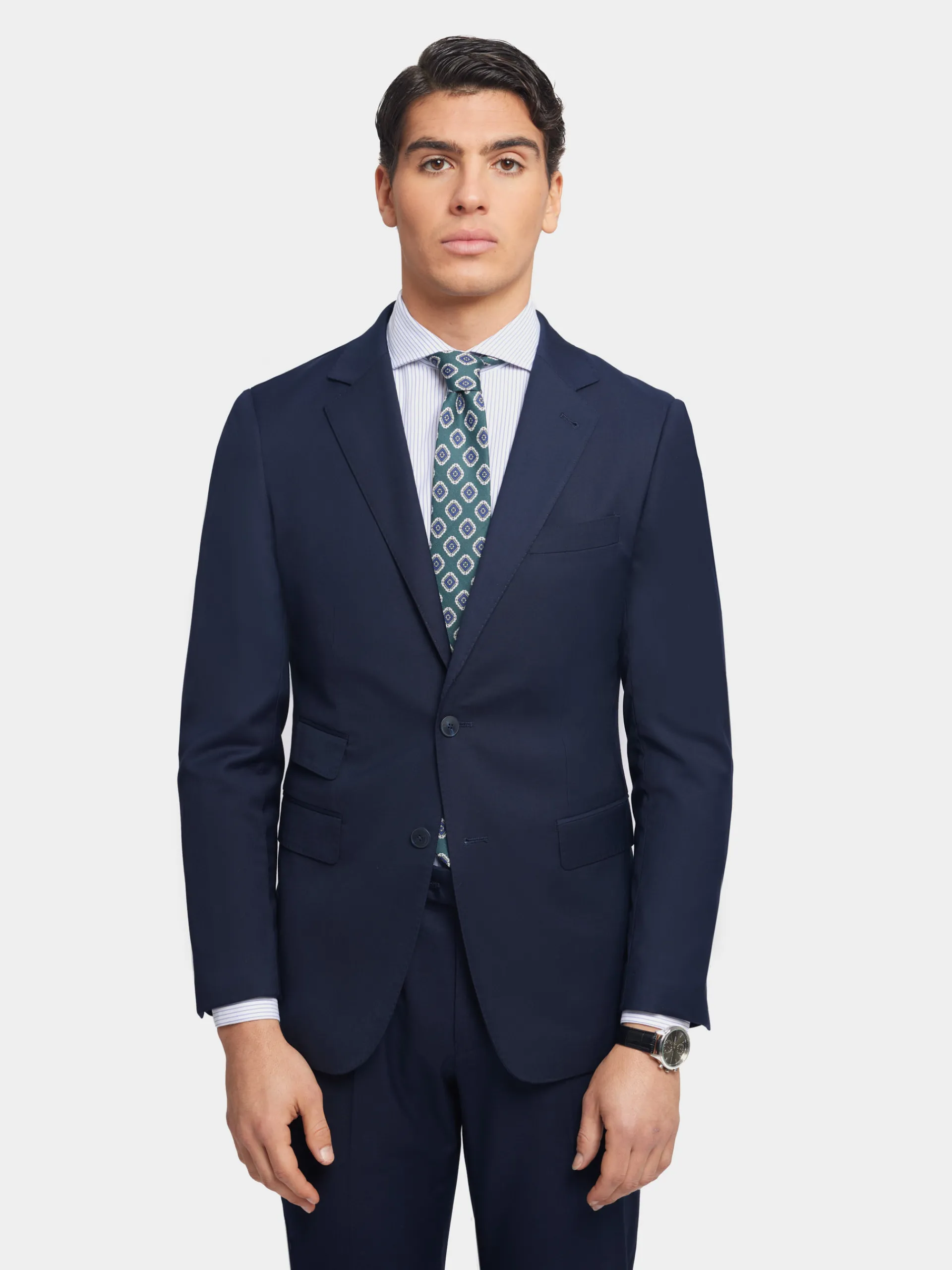 Trajes|Trajes-Alvaro Moreno AMERICANA TWILL Azul Marino