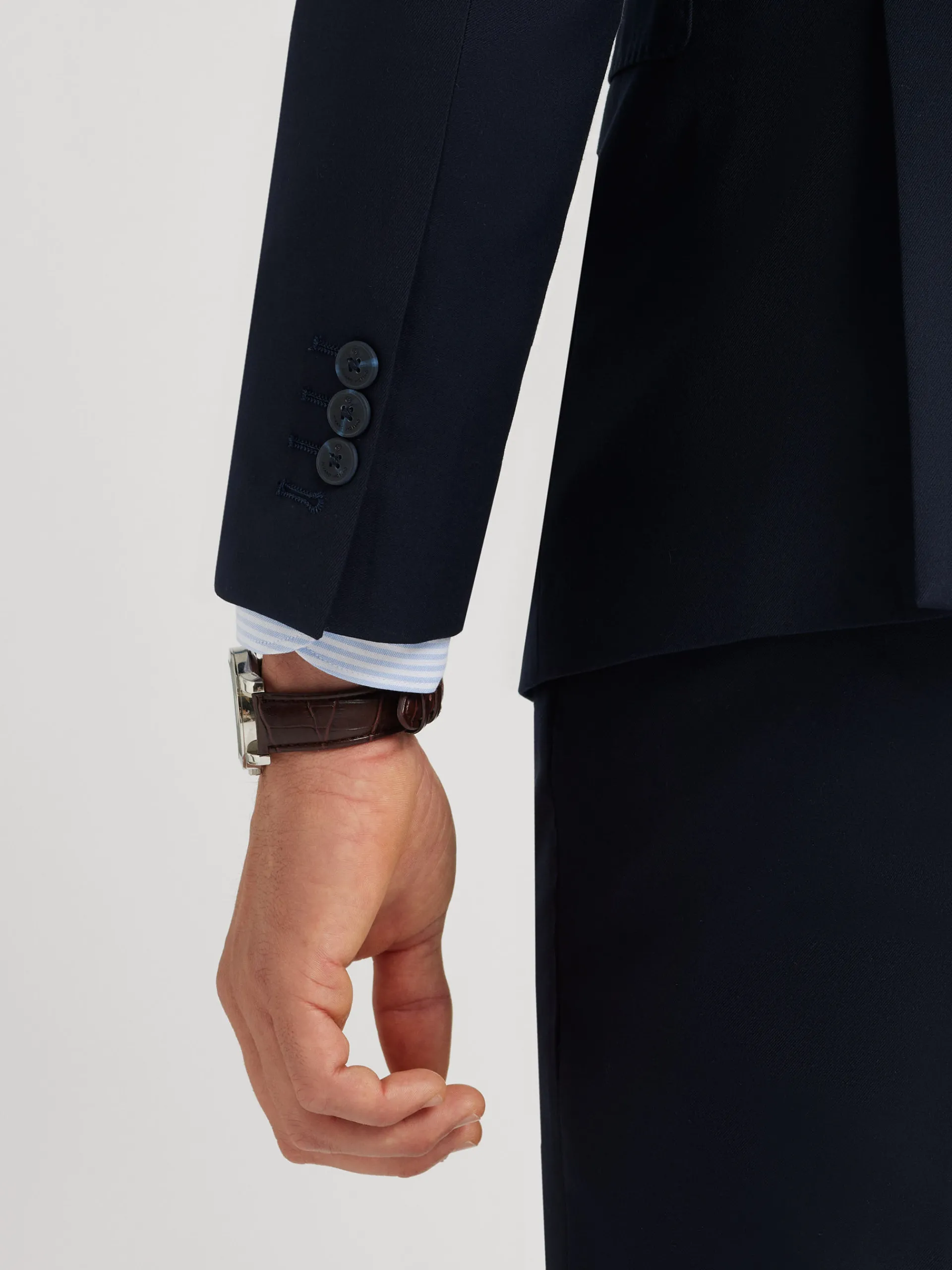 Trajes|Trajes-Alvaro Moreno AMERICANA TWILL Azul Marino