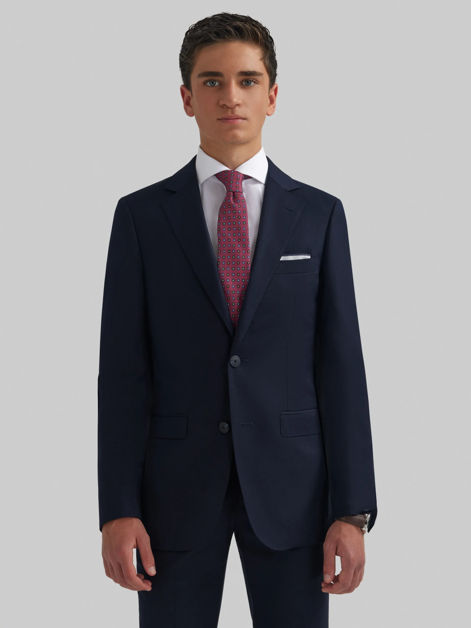 Trajes|Trajes-Alvaro Moreno AMERICANA TWILL CADETE Azul Marino