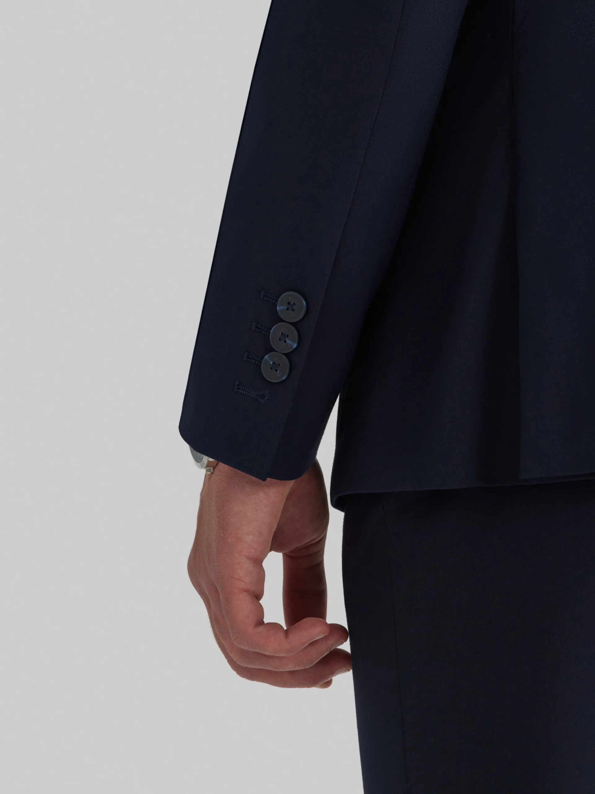 Trajes|Trajes-Alvaro Moreno AMERICANA TWILL CADETE Azul Marino