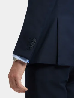 Trajes|Trajes-Alvaro Moreno AMERICANA TWILL CRUZADO Azul Marino