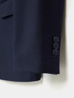 Trajes|Trajes-Alvaro Moreno AMERICANA TWILL CRUZADO Azul Marino