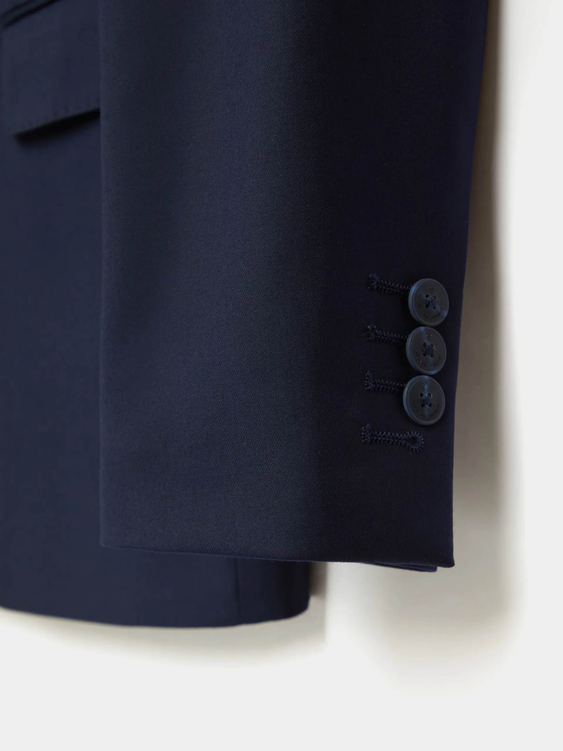 Trajes|Trajes-Alvaro Moreno AMERICANA TWILL CRUZADO Azul Marino