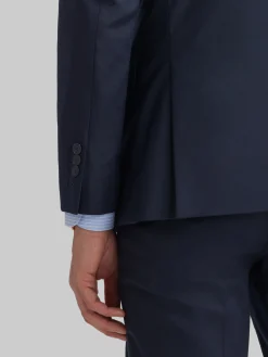 Trajes|Trajes-Alvaro Moreno AMERICANA TWILL CRUZADO Azul Marino