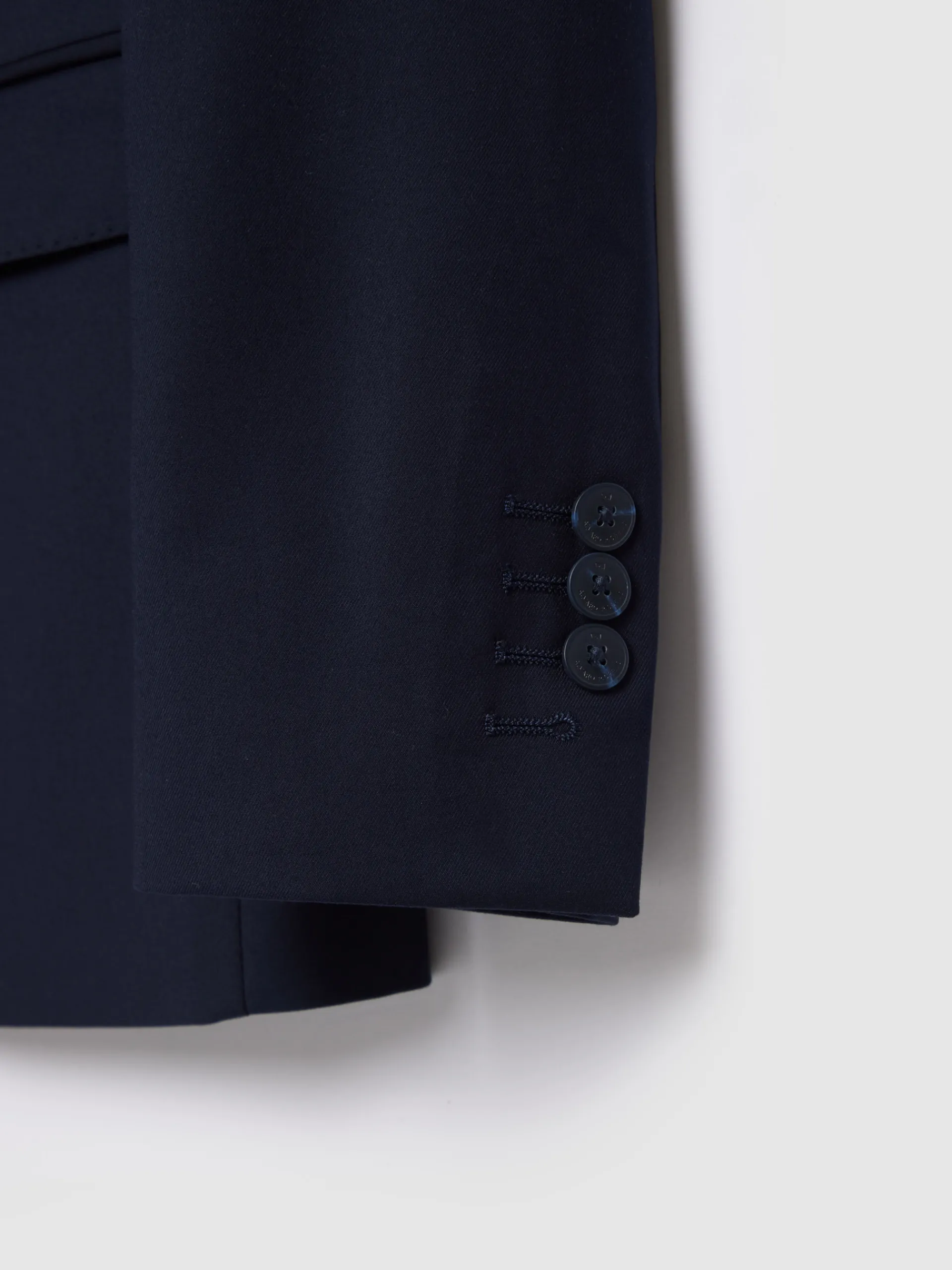 Trajes|Trajes-Alvaro Moreno AMERICANA TWILL CRUZADO Azul Marino