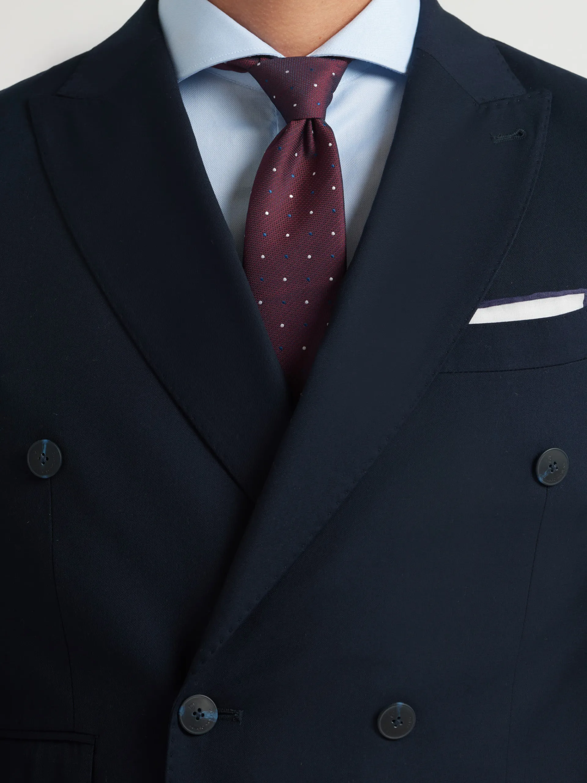 Trajes|Trajes-Alvaro Moreno AMERICANA TWILL CRUZADO Azul Marino