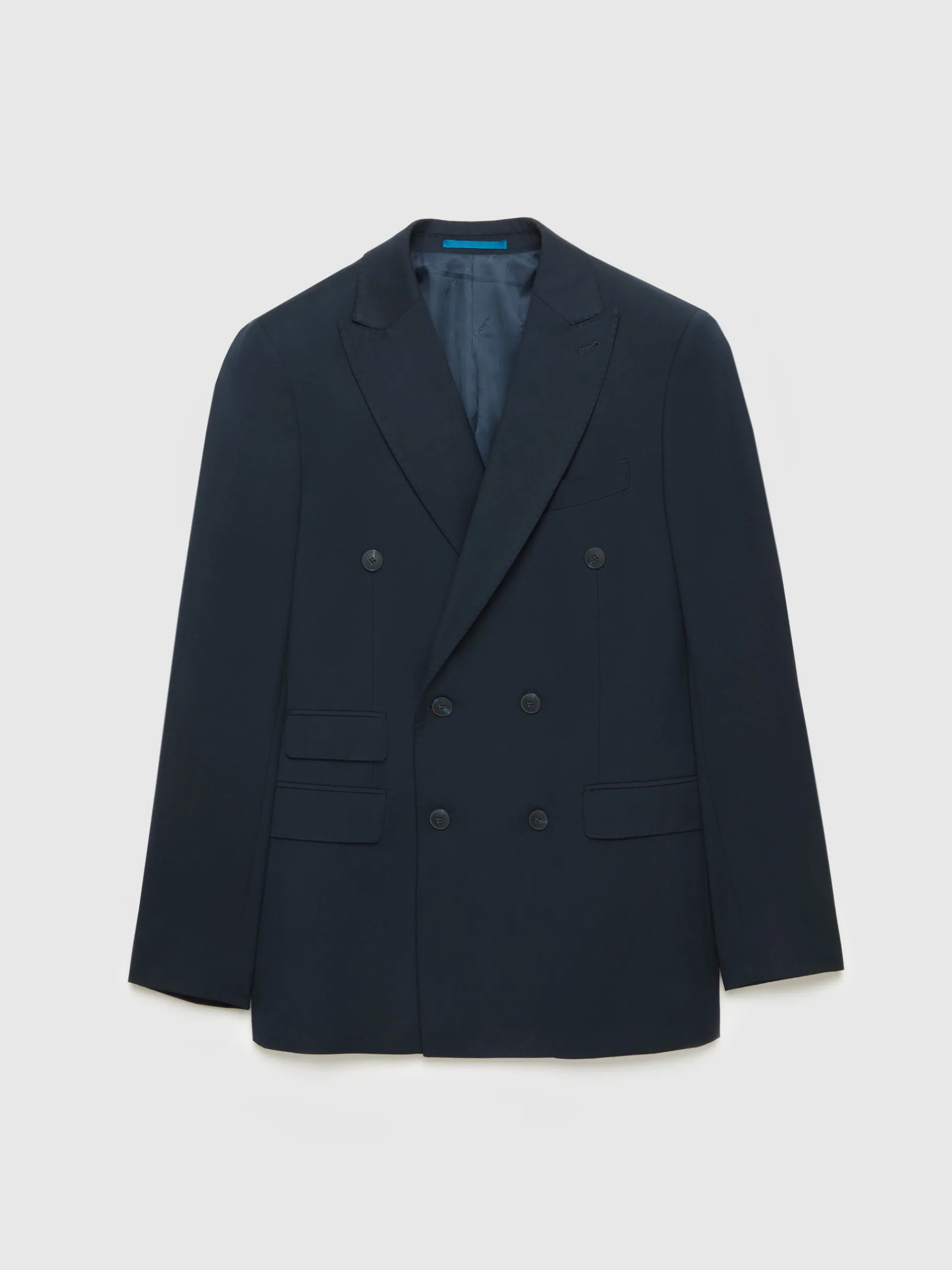 Trajes|Trajes-Alvaro Moreno AMERICANA TWILL CRUZADO Azul Marino