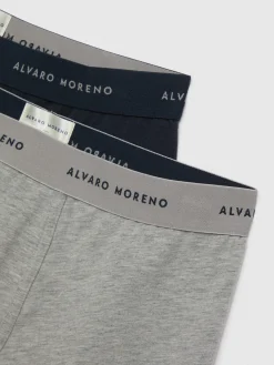 Ropa Interior-Alvaro Moreno BOXER BASIC Azul Marino
