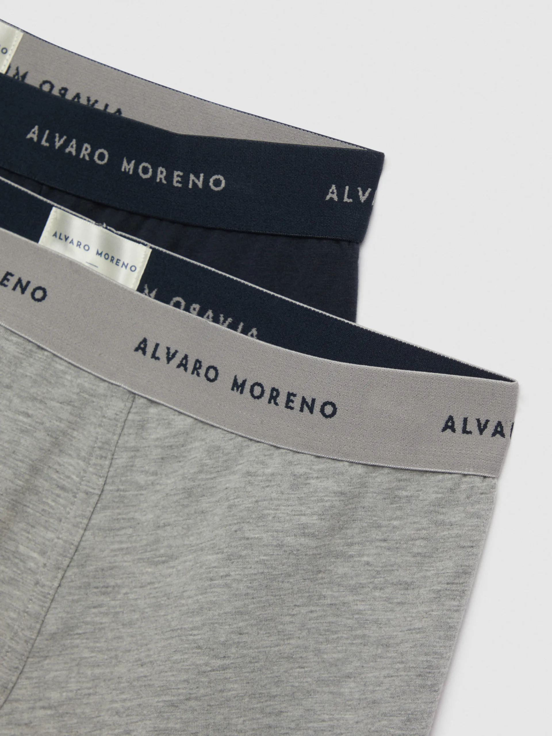 Ropa Interior-Alvaro Moreno BOXER BASIC Azul Marino