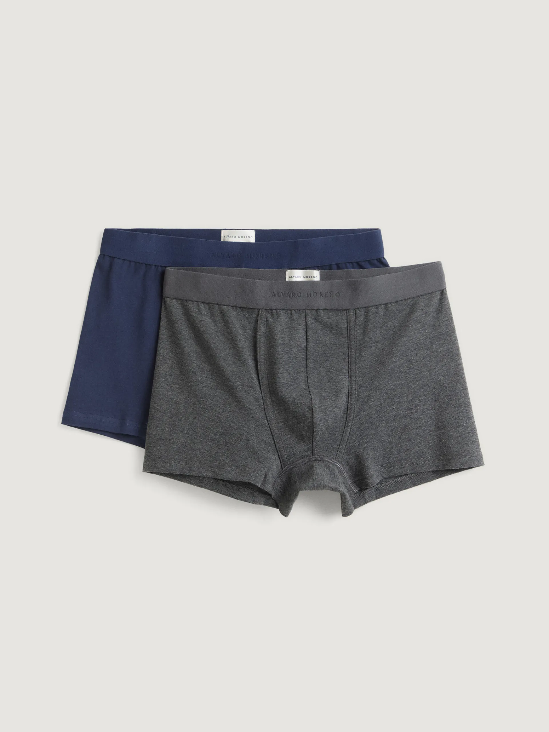Ropa Interior-Alvaro Moreno BOXER BASIC Gris