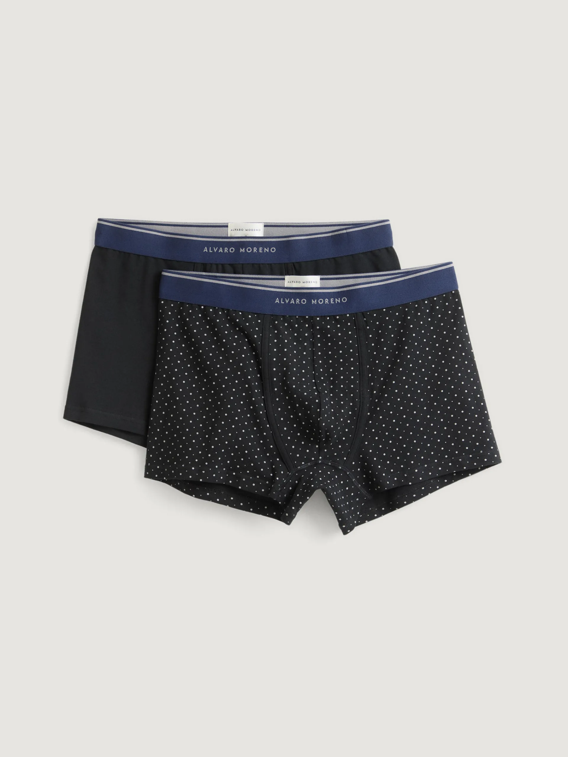 Ropa Interior-Alvaro Moreno BOXER DOTS Negro