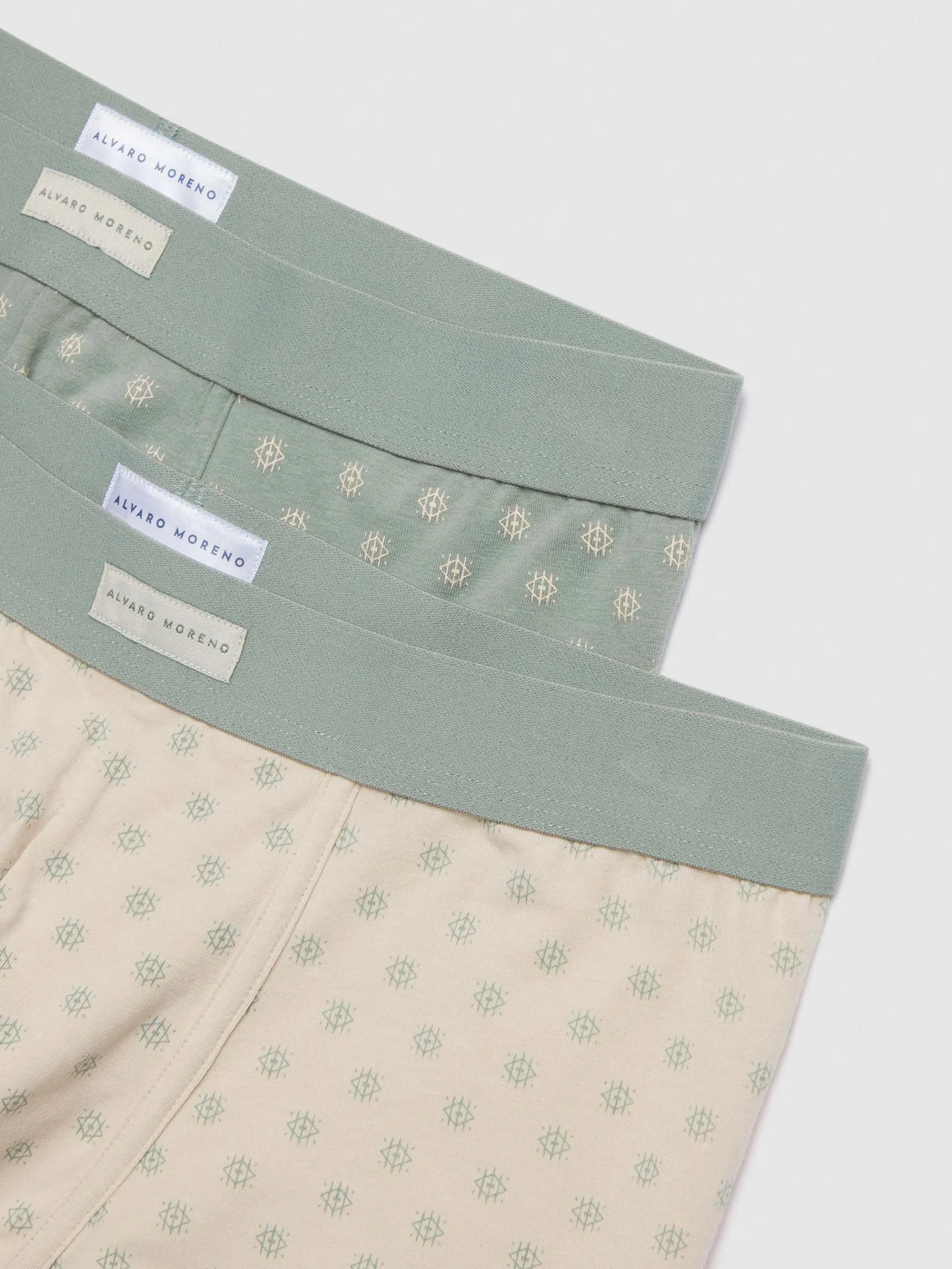 Ropa Interior-Alvaro Moreno BOXER ETHNIC Beige