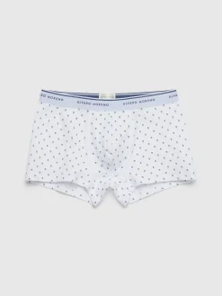 Ropa Interior-Alvaro Moreno BOXER FLOR Azul Marino