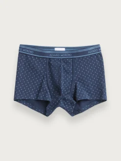 Ropa Interior-Alvaro Moreno BOXER FLOWERS Azul Marino