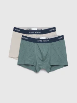 Ropa Interior-Alvaro Moreno BOXER NATURE Verde