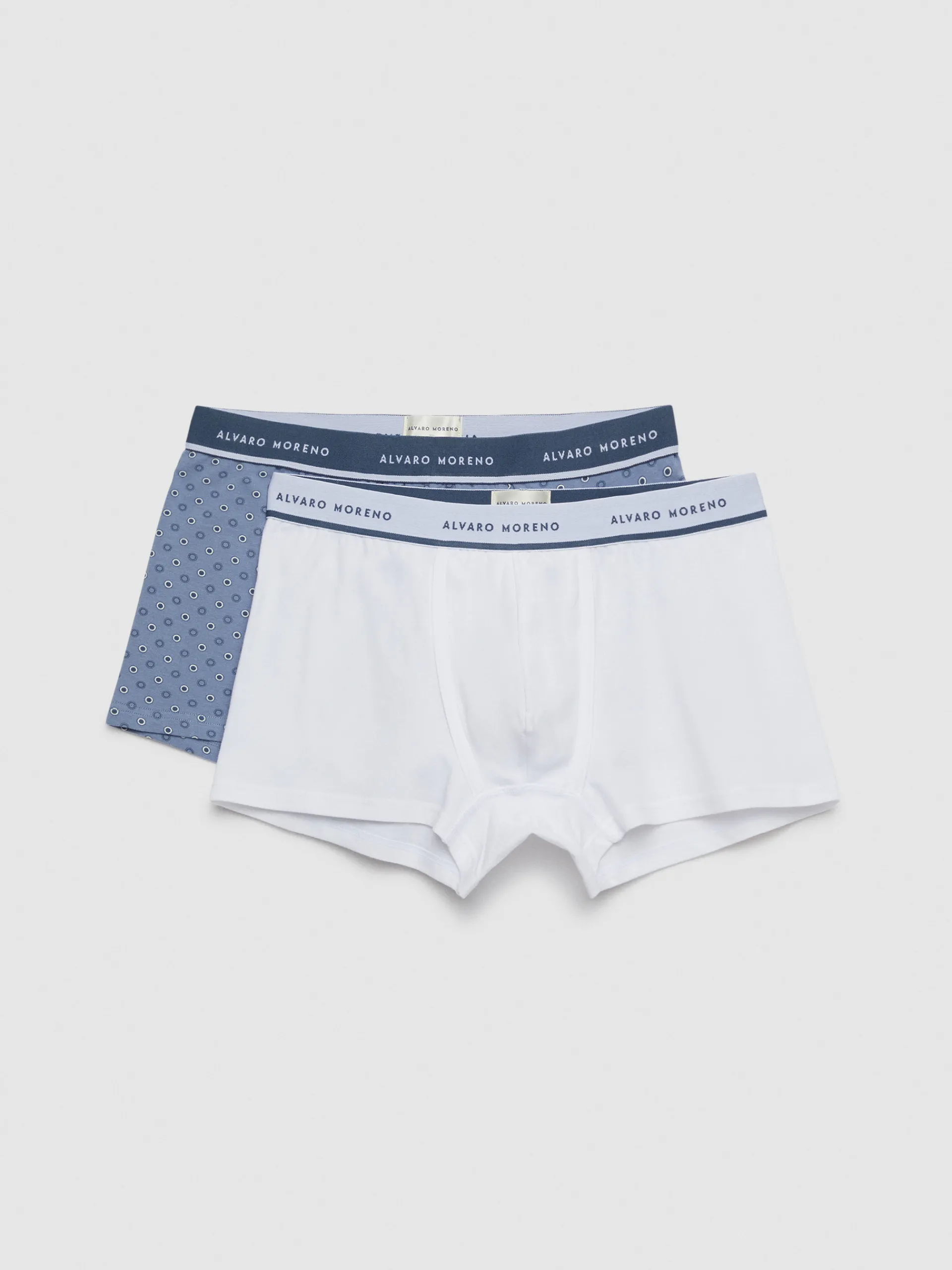 Ropa Interior-Alvaro Moreno BOXER SOLES Azul