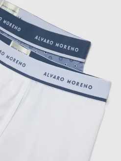 Ropa Interior-Alvaro Moreno BOXER SOLES Azul