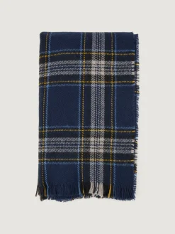 Bufandas-Alvaro Moreno BUFANDA CHECKS Azul Marino