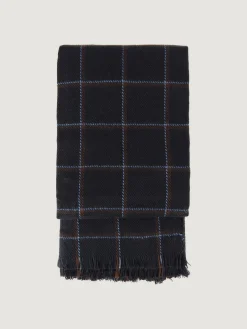 Bufandas-Alvaro Moreno BUFANDA CHECKS Azul Marino
