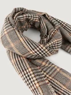 Bufandas-Alvaro Moreno BUFANDA CHECKS Camel