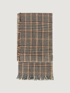 Bufandas-Alvaro Moreno BUFANDA CHECKS Camel
