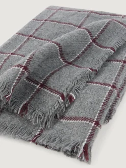 Bufandas-Alvaro Moreno BUFANDA CHECKS Gris