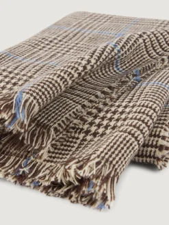 Bufandas-Alvaro Moreno BUFANDA CHECKS MARRÓN Marrón