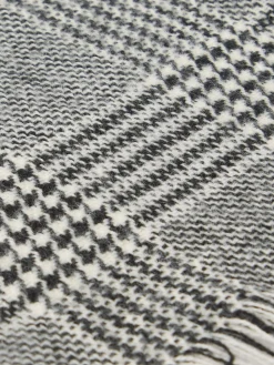 Bufandas-Alvaro Moreno BUFANDA CHECKS Negro