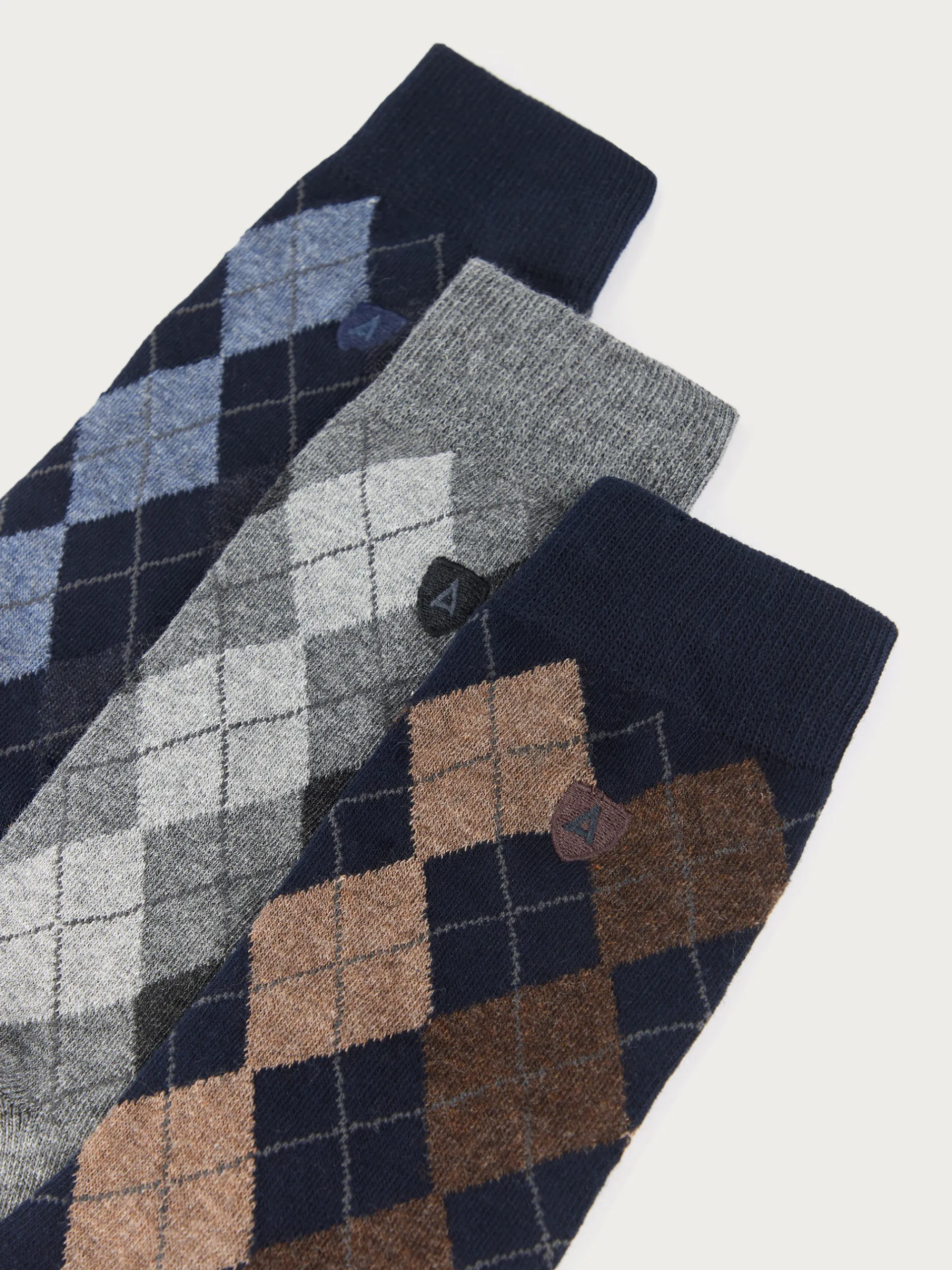 Calcetines-Alvaro Moreno CALCETINES ROMBOS Gris