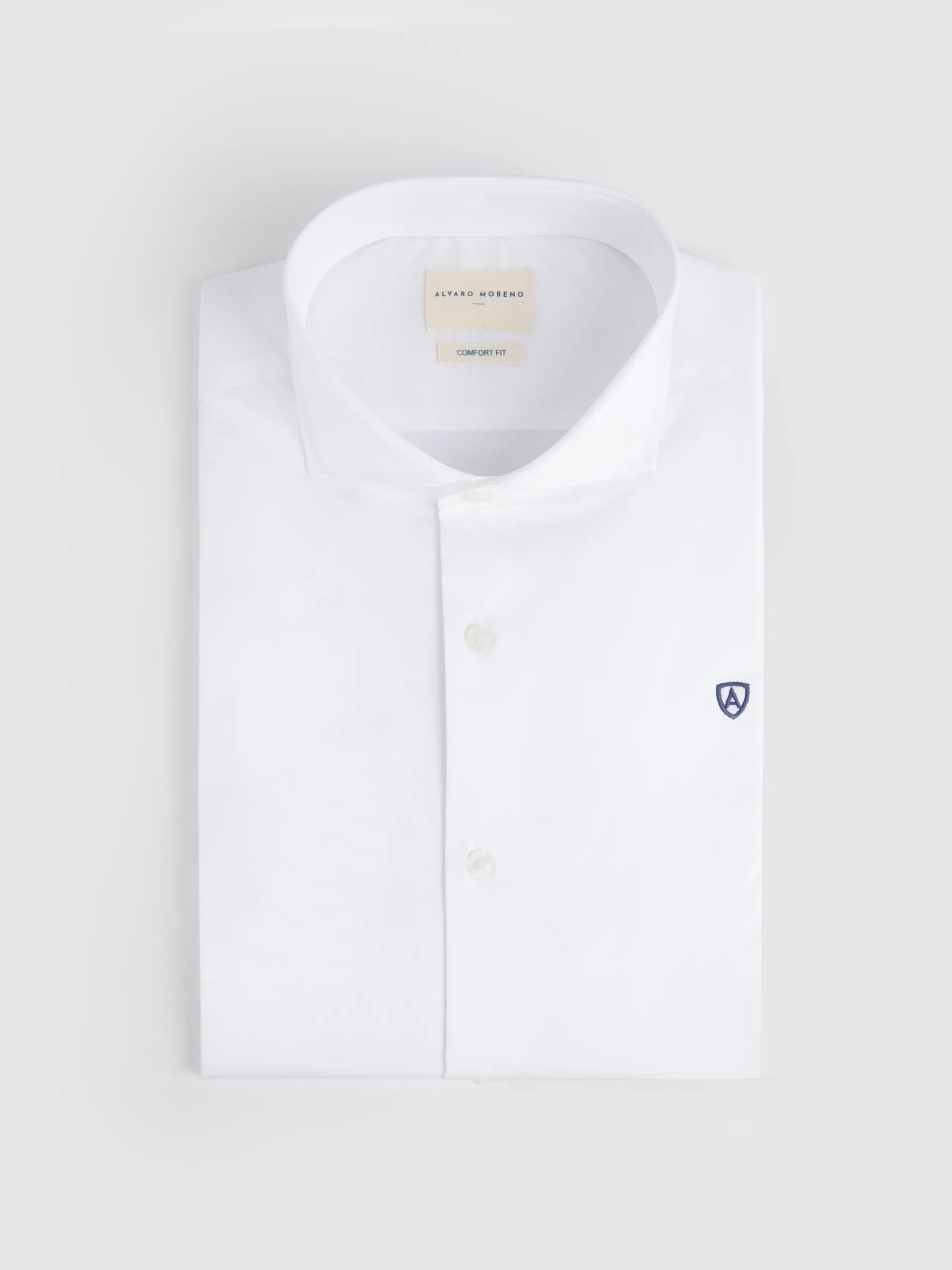 Camisas Vestir|Camisas Vestir-Alvaro Moreno CAMISA COMFORT FIL A FIL Blanco