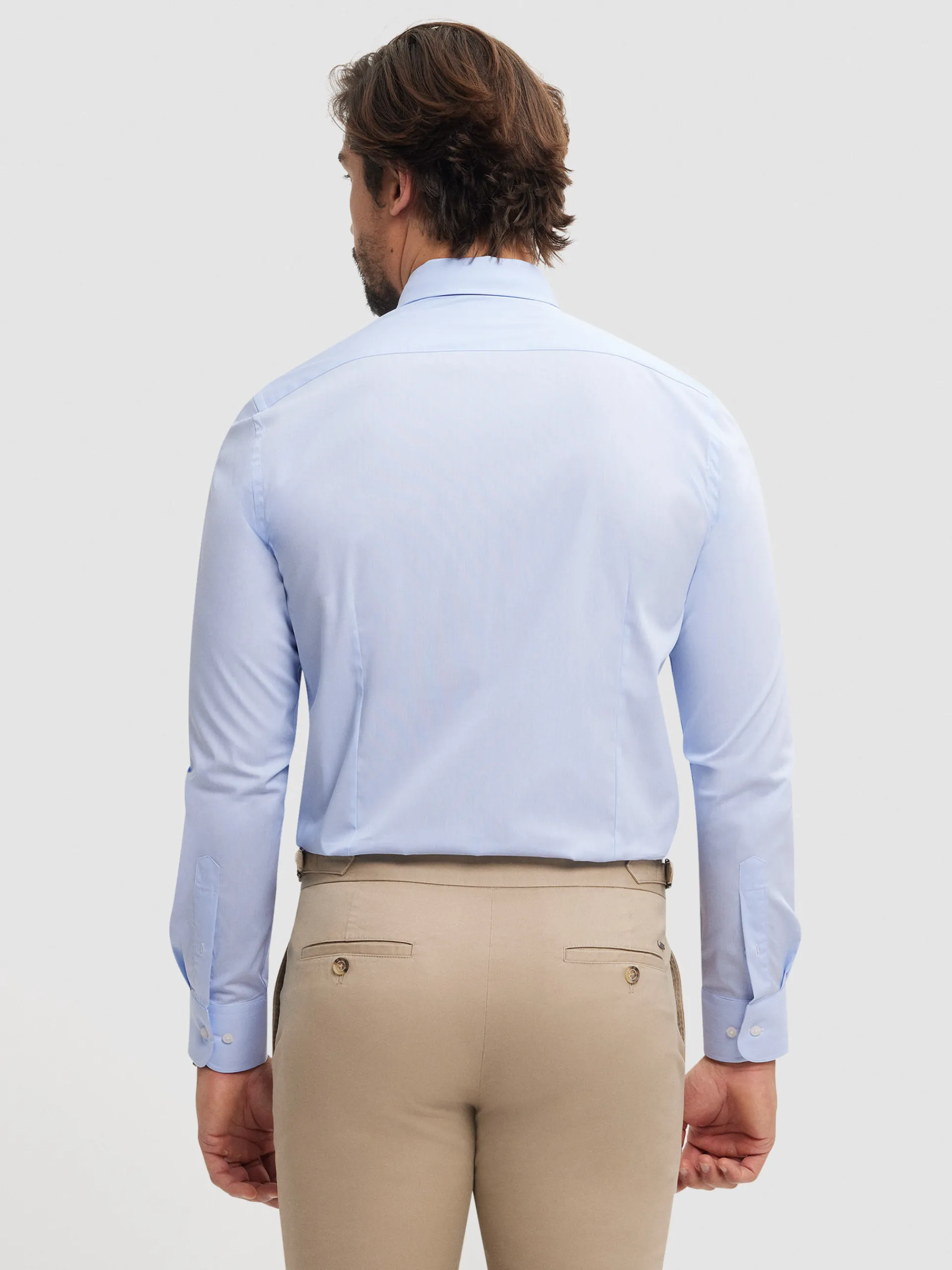 Camisas Vestir|Camisas Vestir-Alvaro Moreno CAMISA COMFORT FIL A FIL Celeste